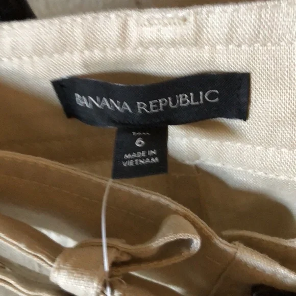 NWT Banana Republic Linen Skirt Size 6 Tall - Picture 3 of 4
